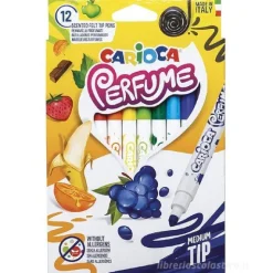 Confezione 12 pennarelli Perfume punta media