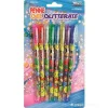 Confezione 8 penne a gel glitterate