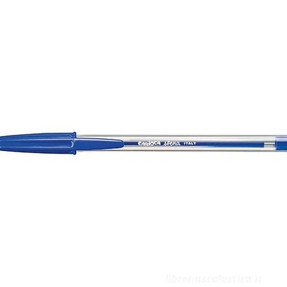 Confezione 50 penne a sfera blu