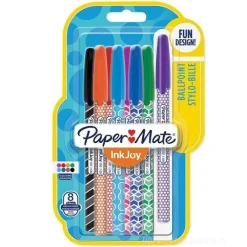 Confezione 8 penne a sfera InkJoy 100 Fun colori assortiti
