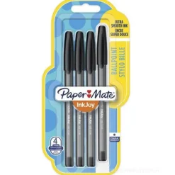 Confezione 4 penne a sfera InkJoy colore nero