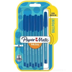Confezione 8 penne a sfera InkJoy 100 colore blu