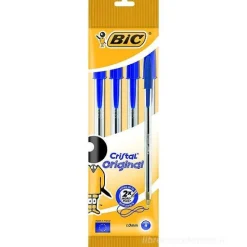 Confezione 4 penne biro Cristal Original