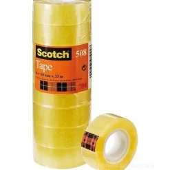 Confezione 8 rotoli nastro adesivo Scotch trasparente 19mm x 33 metri