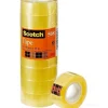 Confezione 10 rotoli nastro adesivo Scotch trasparente 15mm x 33 metri