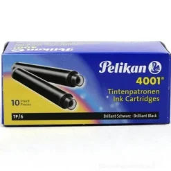 Confezione 10 scatole da 6 cartucce di inchiostro per stilografica TP6 Brillant Black