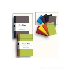 Confezione 4 taccuini colorati EcoQua A6 fogli puntinati