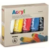 Confezione 5 tubetti colori acrilici