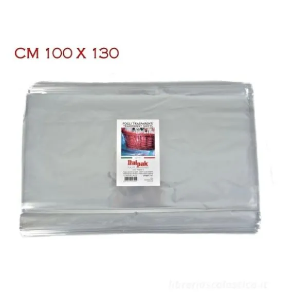 Confezioni 25 fogli cellophane neutro trasparente cm 100x130 (NIT005)