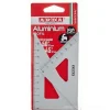 Coppia di squadre Profil alluminio 45 e 60 gradi cm 12