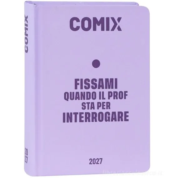 Diario Agenda Comix 16 mesi Mignon Plus Lilla - Diario scolastico 2026-2027