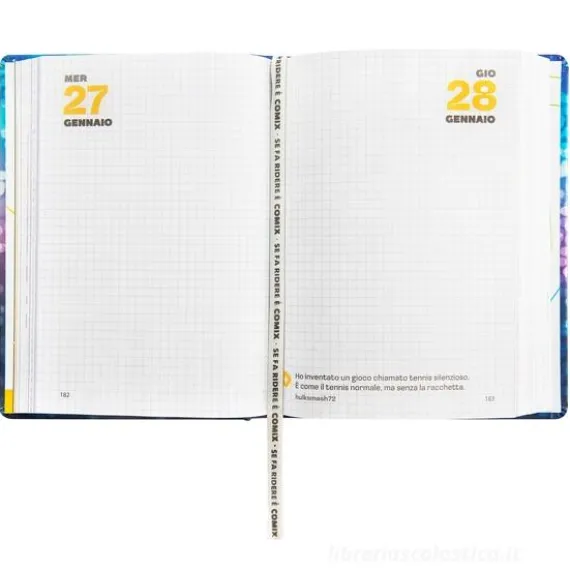 Diario Agenda Comix 16 mesi Mignon Plus Fireflies- Diario scolastico 2026-2027