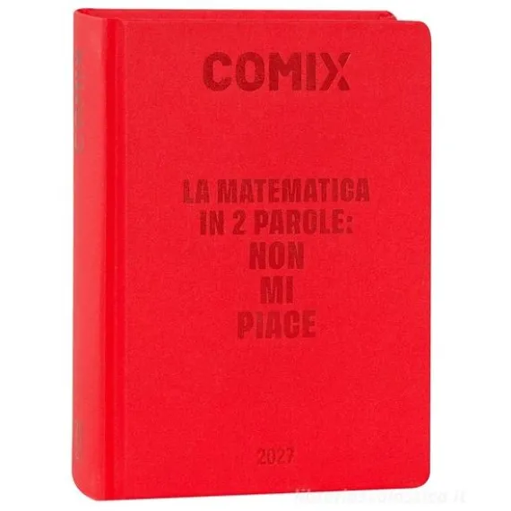 Diario Agenda Comix 16 mesi Mini Red - Diario scolastico 2026-2027