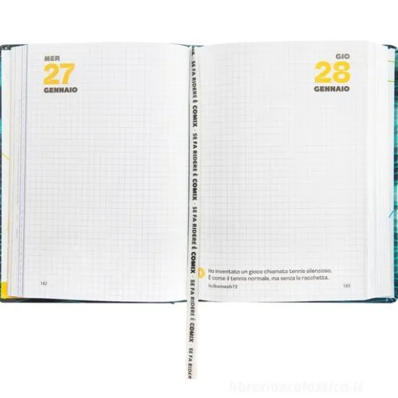 Diario Agenda Comix 16 mesi Mini Waving - Diario scolastico 2026-2027