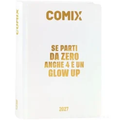 Diario Agenda Comix 16 mesi Standard Holo White - Diario scolastico 2026-2027