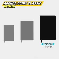 Diario Agenda Comix 16 mesi Standard Waving - Diario scolastico 2026-2027