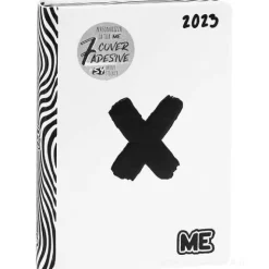 Diario agenda ME My Evolution 2022-2023 16 mesi. Bianco nero (simbolo x)