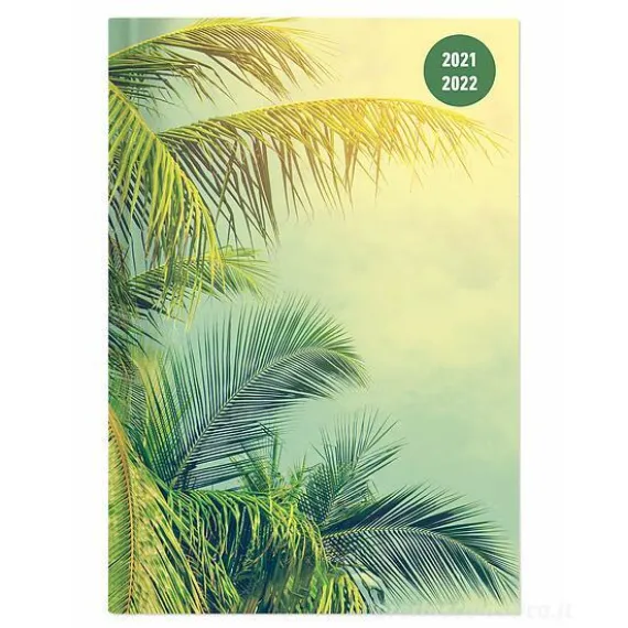 Diario agenda 12 mesi 2021-2022 Collegetimer Pocket day by day Tropical Dream