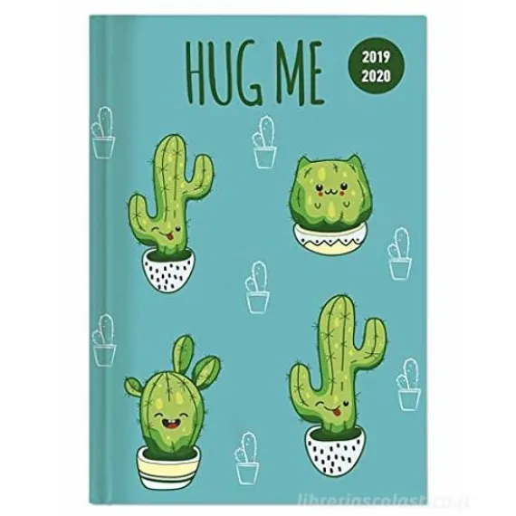 Diario agenda 16 mesi giornaliera 2019-2020 Collegetimer A6 Cactus