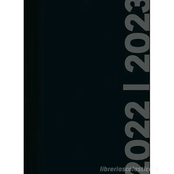 Diario agenda 12 mesi giornaliera 2022-2023 Collegetimer day by day Black Label