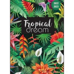 Diario agenda 12 mesi giornaliera 2022-2023 Collegetimer Pocket day by day Tropical Dream