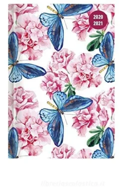 Diario agenda 12 mesi giornaliera 2020-2021 Collegetimer A6 day by day Butterfly