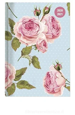 Diario agenda 12 mesi giornaliera 2020-2021 Collegetimer A5 day by day Roses