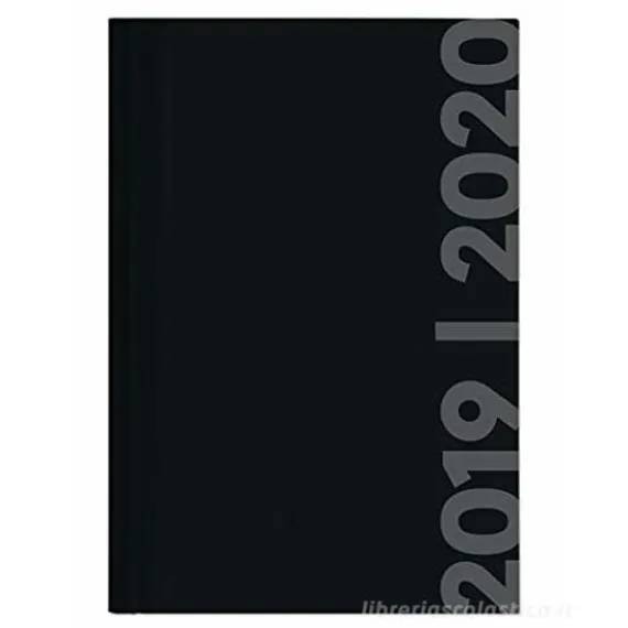 Diario agenda 16 mesi giornaliera 2019-2020 Collegetimer A5 Black Label