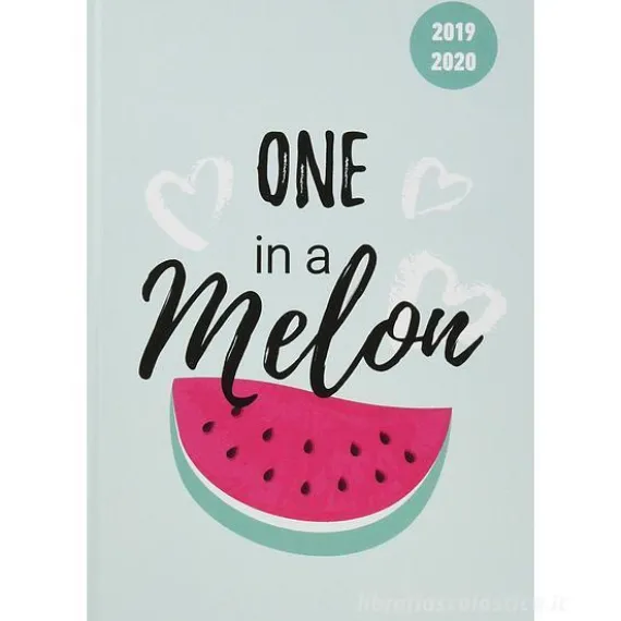 Diario agenda 16 mesi giornaliera 2019-2020 Collegetimer A6 Melon