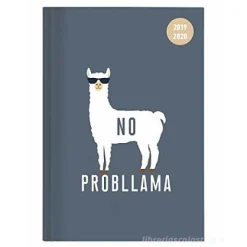 Diario agenda 16 mesi giornaliera 2019-2020 Collegetimer A5 Llama