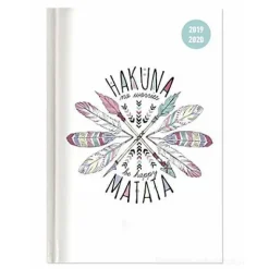 Diario agenda 16 mesi giornaliera 2019-2020 Collegetimer A5 Hakuna Matata