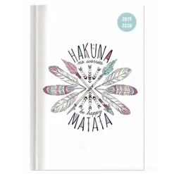 Diario agenda 16 mesi giornaliera 2019-2020 Collegetimer A6 Hakuna Matata