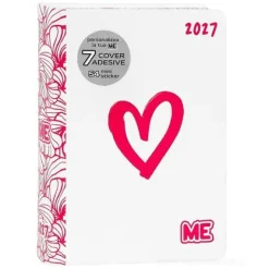 Diario Agenda 16 mesi Medium Comix Classic Me My Evolution Love - Diario scolastico 2026-2027