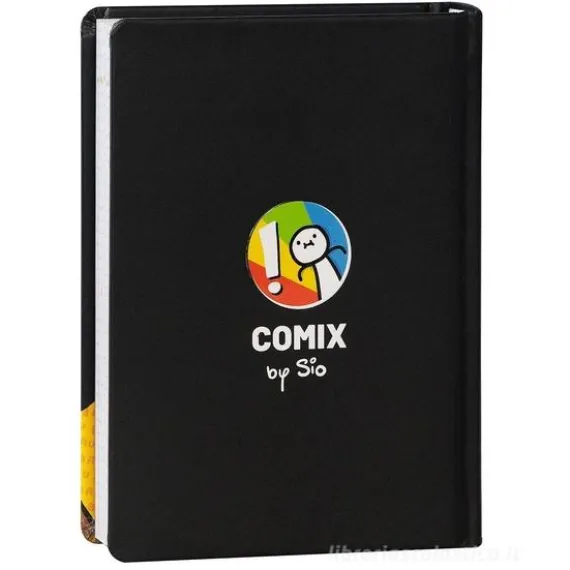 Diario Agenda 16 mesi Medium Scomix Black - Diario scolastico 2026-2027
