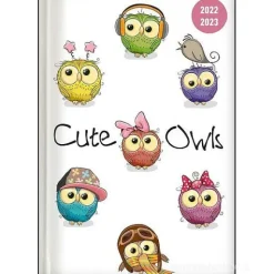 Diario agenda 17 mesi settimanale 2022-2023 Collegetimer Cute Owls A5