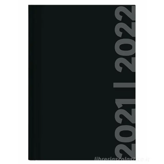 Diario agenda 16 mesi settimanale 2021-2022 Collegetimer A6 Black Label