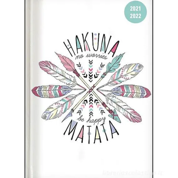 Diario agenda 17 mesi settimanale 2022-2023 Collegetimer Hakuna Matata A6