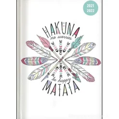 Diario agenda 17 mesi settimanale 2022-2023 Collegetimer Hakuna Matata A5