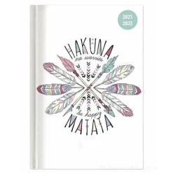 Diario agenda 16 mesi settimanale 2021-2022 Collegetimer A5 Hakuna Matata