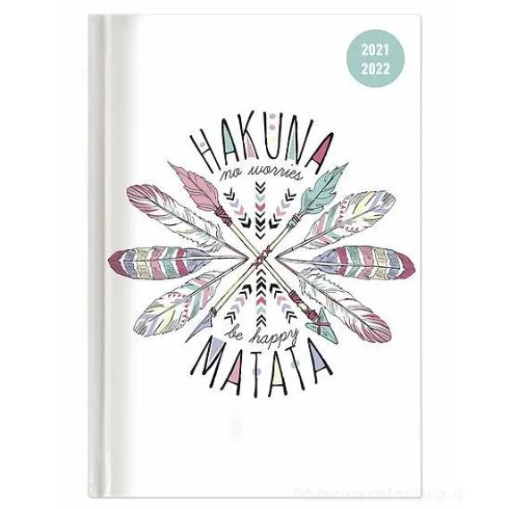 Diario agenda 16 mesi settimanale 2021-2022 Collegetimer A5 Hakuna Matata