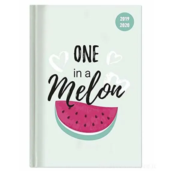 Diario agenda 16 mesi settimanale 2019-2020 Collegetimer A5 Melon