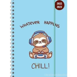 Diario agenda 17 mesi spiralata settimanale 2022-2023 Collegetimer Chill! A5