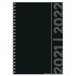 Diario agenda 16 mesi spiralata settimanale 2021-2022 Collegetimer A5 Black Label