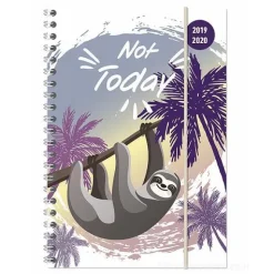 Diario agenda 16 mesi spiralata settimanale 2019-2020 Collegetimer A5 Not Today
