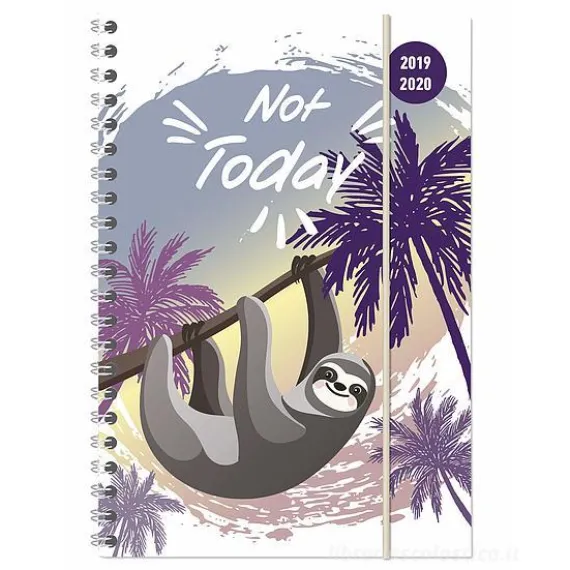 Diario agenda 16 mesi spiralata settimanale 2019-2020 Collegetimer A5 Not Today