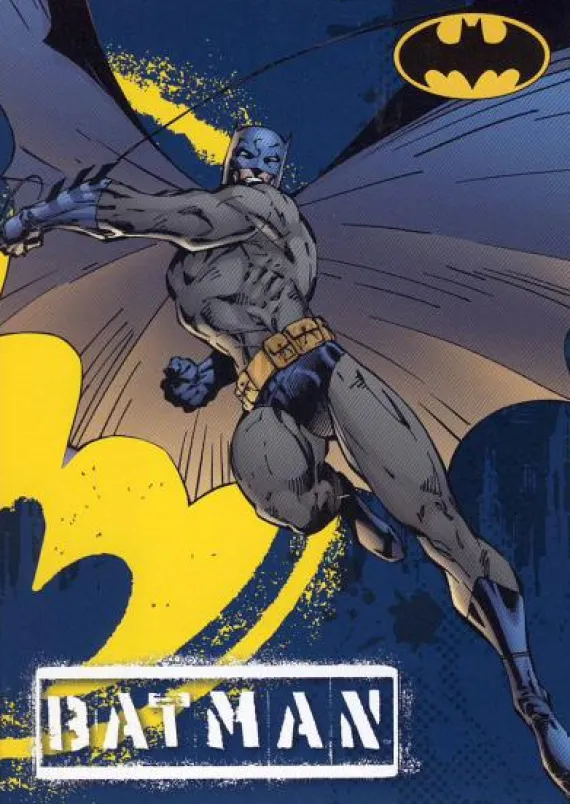 Diario Batman non datato 12 mesi. Blu