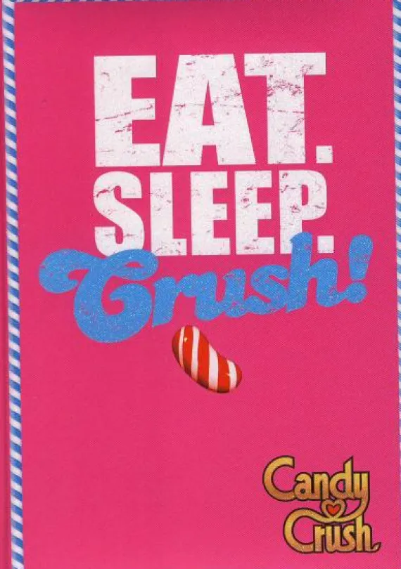 Diario Candy Crush - Eat Sleep Crush non datato 12 mesi