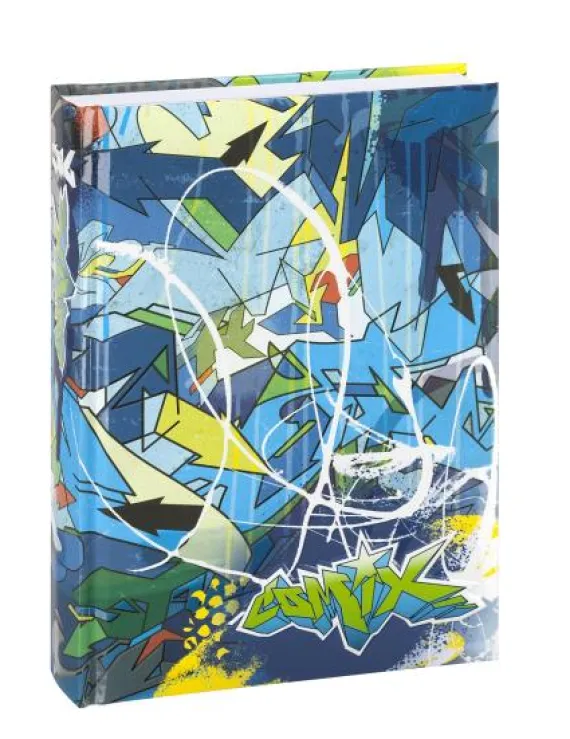 Diario 2015-2016 Comix Special medio graffiti azzurro