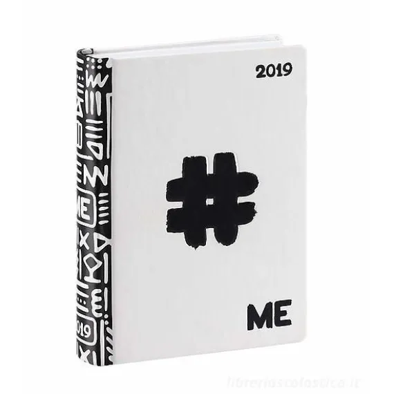 Diario ME My Evolution 2019. Bianco (simbolo cancelletto)