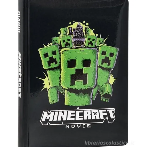 Diario 12 mesi A Minecraft Movie nero non datato